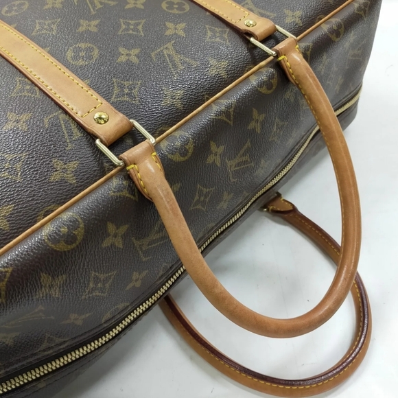 Louis Vuitton Sirius 45 Travel Bag Monogram Canvas Leather Handbag LV - Picture 4 of 8